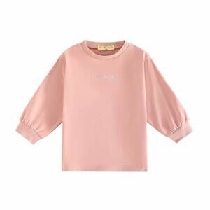 NEW RETROKID girls hollis logo long sleeve tee in pink